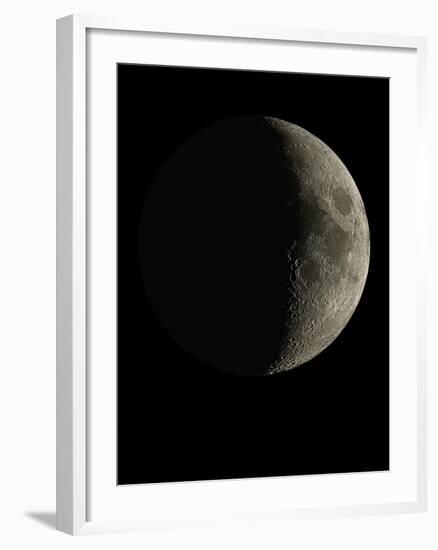 Waxing Crescent Moon-Eckhard Slawik-Framed Premium Photographic Print