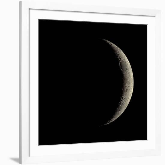 Waxing Crescent Moon-Eckhard Slawik-Framed Photographic Print