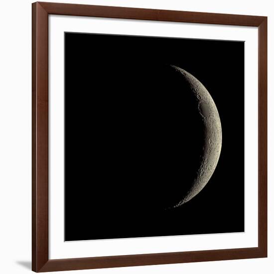 Waxing Crescent Moon-Eckhard Slawik-Framed Photographic Print