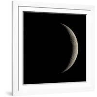 Waxing Crescent Moon-Eckhard Slawik-Framed Photographic Print