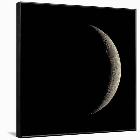 Waxing Crescent Moon-Eckhard Slawik-Framed Photographic Print