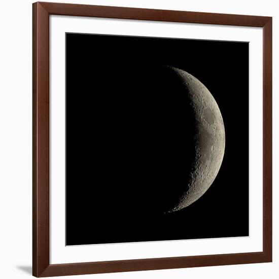 Waxing Crescent Moon-Eckhard Slawik-Framed Photographic Print