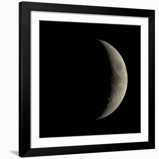 Waxing Crescent Moon-Eckhard Slawik-Framed Photographic Print