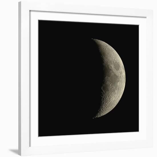 Waxing Crescent Moon-Eckhard Slawik-Framed Photographic Print