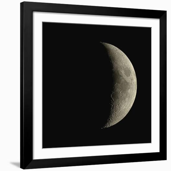 Waxing Crescent Moon-Eckhard Slawik-Framed Photographic Print