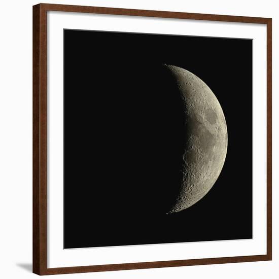 Waxing Crescent Moon-Eckhard Slawik-Framed Photographic Print