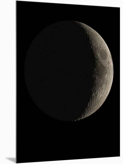 Waxing Crescent Moon-Eckhard Slawik-Mounted Photographic Print