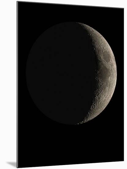 Waxing Crescent Moon-Eckhard Slawik-Mounted Photographic Print