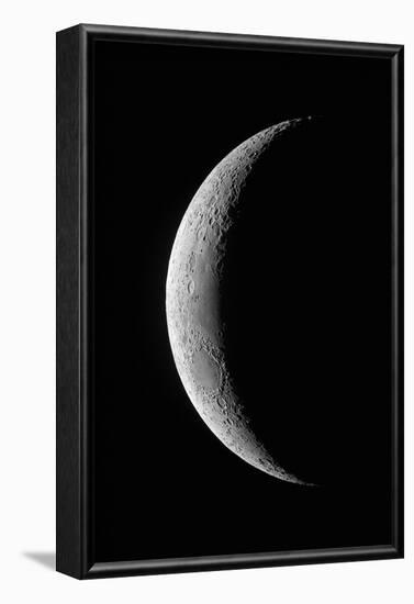 Waxing crescent Moon-null-Framed Photographic Print