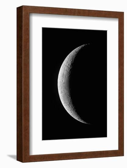 Waxing crescent Moon-null-Framed Photographic Print