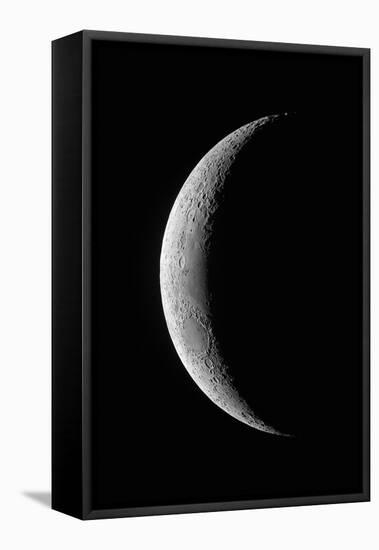 Waxing crescent Moon-null-Framed Stretched Canvas