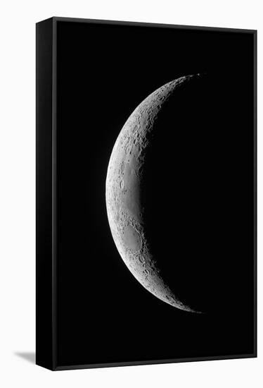 Waxing crescent Moon-null-Framed Stretched Canvas