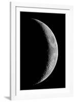 Waxing Crescent Moon-John Sanford-Framed Photographic Print