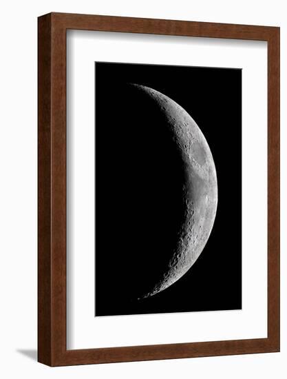 Waxing Crescent Moon-John Sanford-Framed Photographic Print