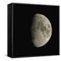 Waxing Gibbous Moon-Eckhard Slawik-Framed Stretched Canvas