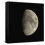 Waxing Gibbous Moon-Eckhard Slawik-Framed Stretched Canvas