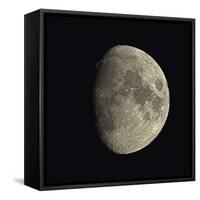 Waxing Gibbous Moon-Eckhard Slawik-Framed Stretched Canvas