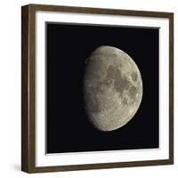 Waxing Gibbous Moon-Eckhard Slawik-Framed Premium Photographic Print