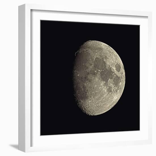 Waxing Gibbous Moon-Eckhard Slawik-Framed Premium Photographic Print