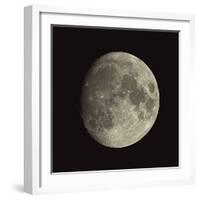 Waxing Gibbous Moon-Eckhard Slawik-Framed Premium Photographic Print