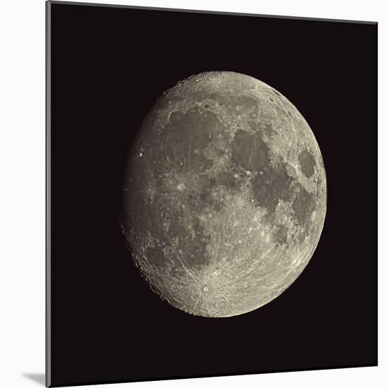 Waxing Gibbous Moon-Eckhard Slawik-Mounted Premium Photographic Print
