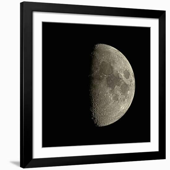 Waxing Gibbous Moon-Eckhard Slawik-Framed Photographic Print