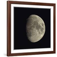 Waxing Gibbous Moon-Eckhard Slawik-Framed Photographic Print