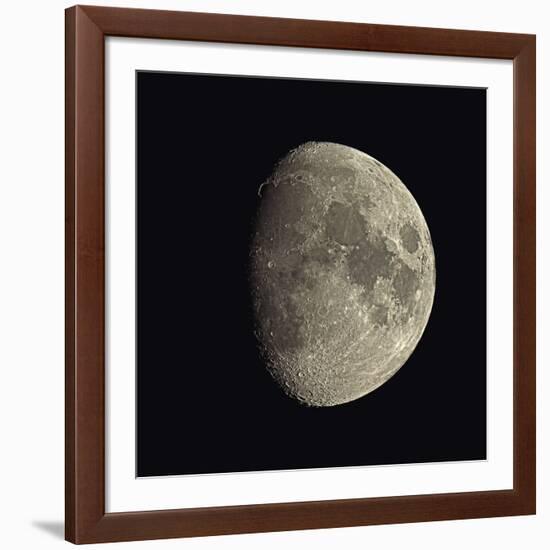 Waxing Gibbous Moon-Eckhard Slawik-Framed Photographic Print