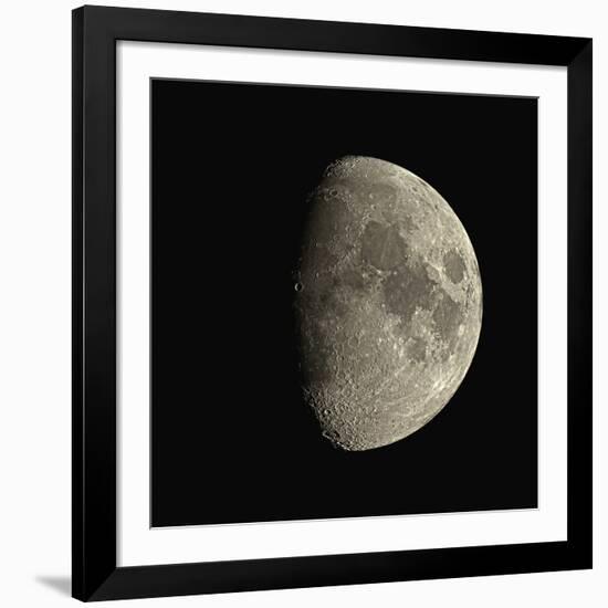 Waxing Gibbous Moon-Eckhard Slawik-Framed Photographic Print