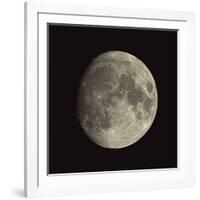 Waxing Gibbous Moon-Eckhard Slawik-Framed Photographic Print