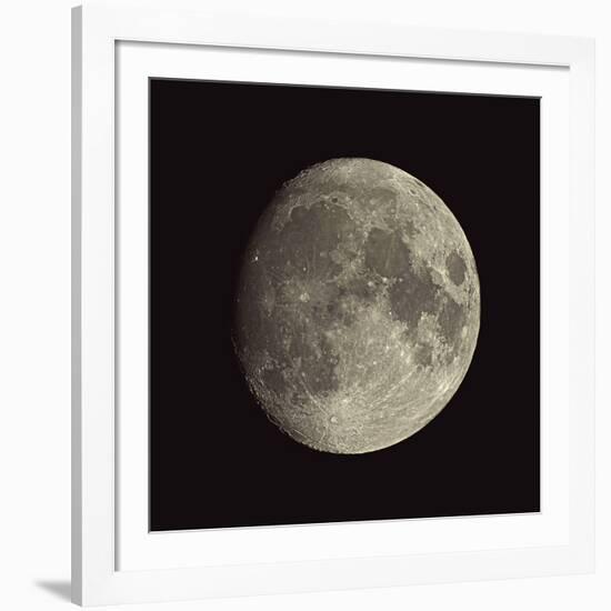 Waxing Gibbous Moon-Eckhard Slawik-Framed Photographic Print