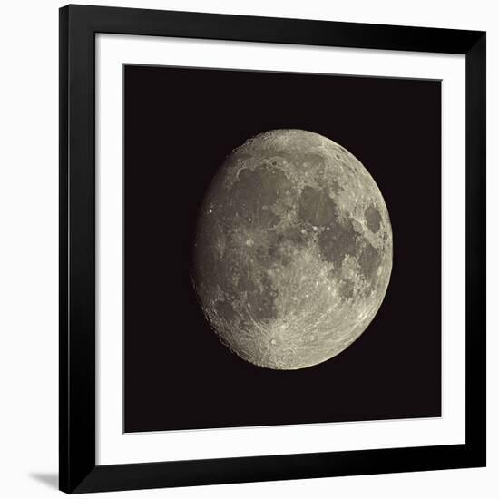 Waxing Gibbous Moon-Eckhard Slawik-Framed Photographic Print