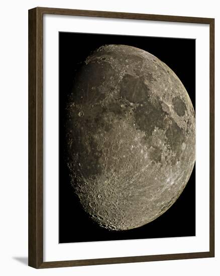 Waxing Gibbous Moon-Eckhard Slawik-Framed Photographic Print