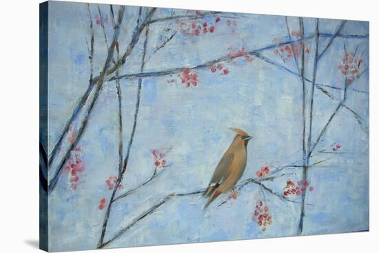 Waxwing, 2013-Ruth Addinall-Stretched Canvas