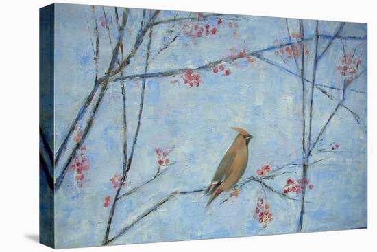 Waxwing, 2013-Ruth Addinall-Stretched Canvas