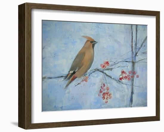 Waxwing (Detail), 2013-Ruth Addinall-Framed Giclee Print