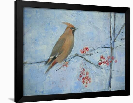 Waxwing (Detail), 2013-Ruth Addinall-Framed Giclee Print