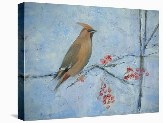 Waxwing (Detail), 2013-Ruth Addinall-Stretched Canvas