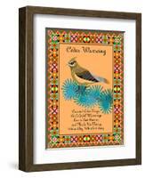 Waxwing Quilt-Mark Frost-Framed Giclee Print