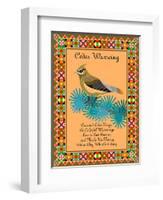 Waxwing Quilt-Mark Frost-Framed Giclee Print