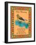 Waxwing Quilt-Mark Frost-Framed Giclee Print