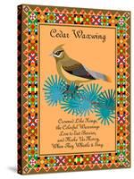 Waxwing Quilt-Mark Frost-Stretched Canvas