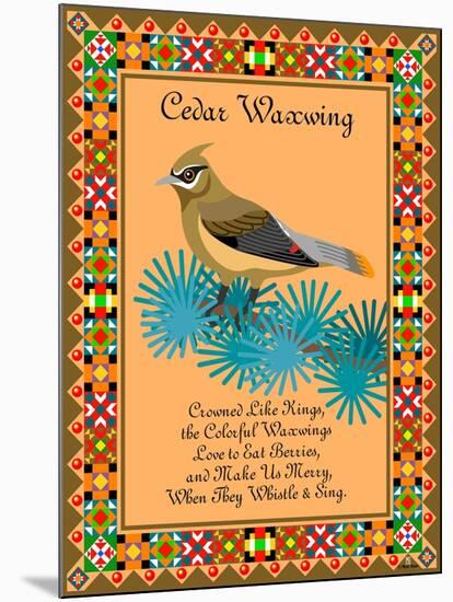 Waxwing Quilt-Mark Frost-Mounted Giclee Print