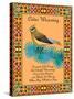 Waxwing Quilt-Mark Frost-Stretched Canvas