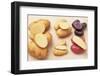 Waxy and Floury Potatoes, Truffle Potatoes and Red Potatoes-Eising Studio - Food Photo and Video-Framed Photographic Print
