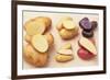 Waxy and Floury Potatoes, Truffle Potatoes and Red Potatoes-Eising Studio - Food Photo and Video-Framed Photographic Print