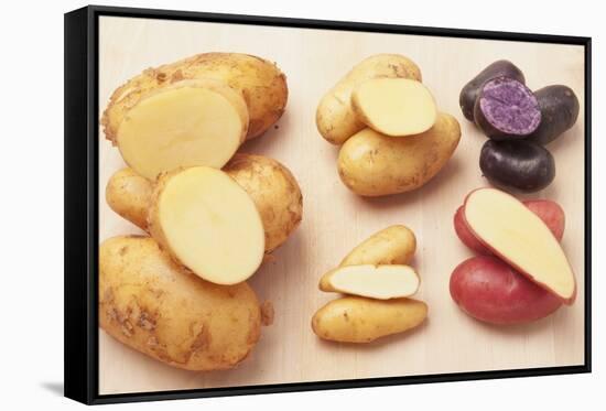 Waxy and Floury Potatoes, Truffle Potatoes and Red Potatoes-Eising Studio - Food Photo and Video-Framed Stretched Canvas