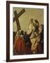 Way of the Cross, Station X - Christ Stripped of His Garments-Giandomenico Tiepolo-Framed Art Print