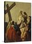 Way of the Cross, Station X - Christ Stripped of His Garments-Giandomenico Tiepolo-Stretched Canvas