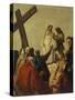 Way of the Cross, Station X - Christ Stripped of His Garments-Giandomenico Tiepolo-Stretched Canvas